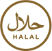 Gold Halal Icon